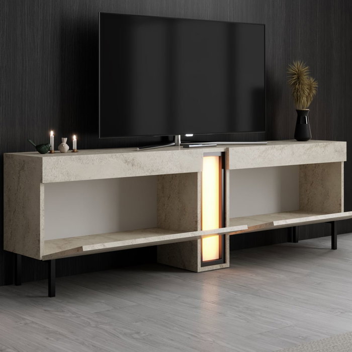 Hanah Home Nova - Soporte para TV Travertino Hanah Home Nova - Soporte para TV Travertino